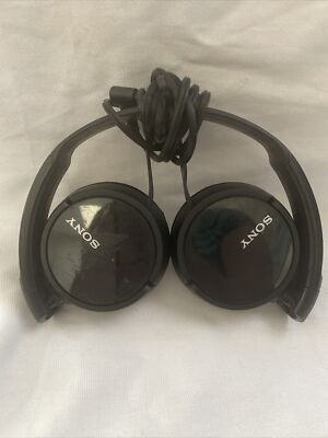 Sony 1-7-1 Konan Minato-Ku Headphones Black Folding Compact Over Ear #TESTED