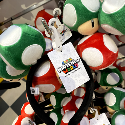 記念グッズ smb Super Nintendo World TM Limited Headband with 2 Toads Cosplay USJ