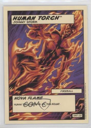2005 Marvel Legends Showdown Game Cards Human Torch Johnny Storm (Fireball) 5f4 - Picture 1 of 3