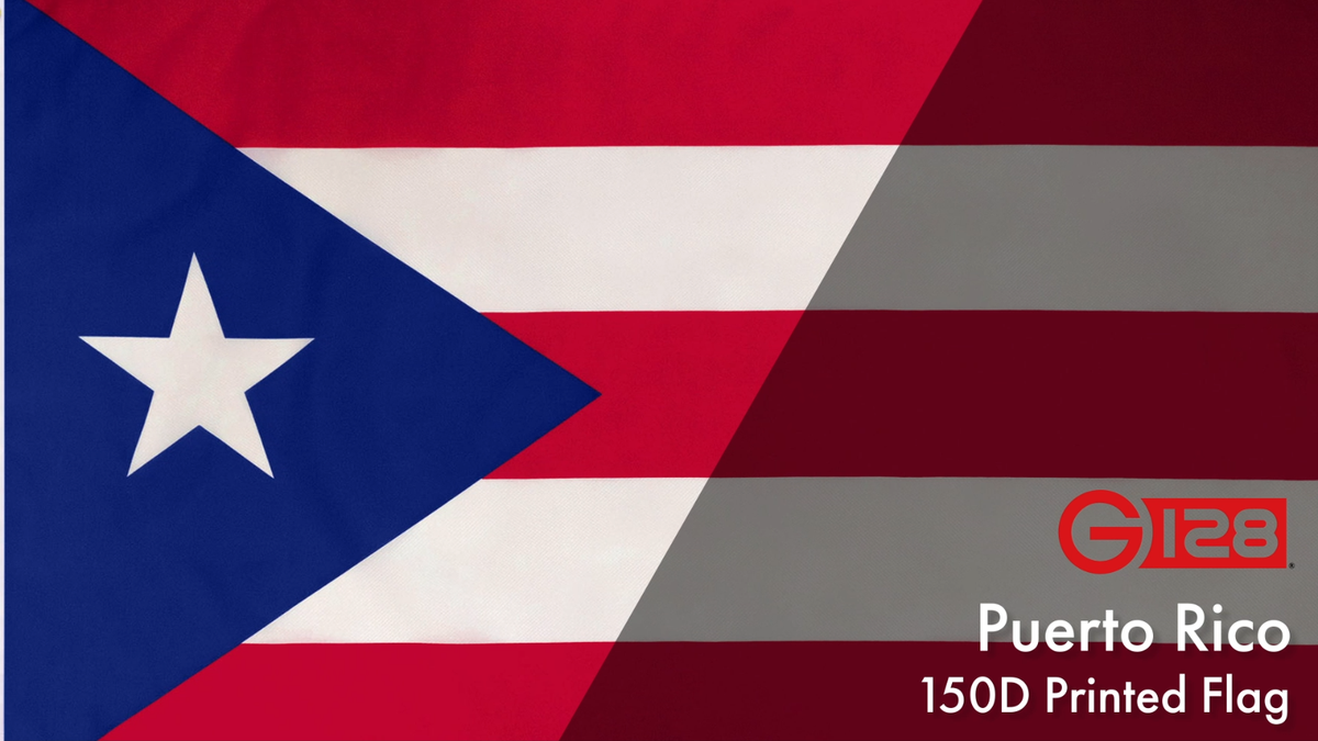 G128 2 Pack: Puerto Rico Puerto Rican Flag 3x5Ft LiteWeave Pro