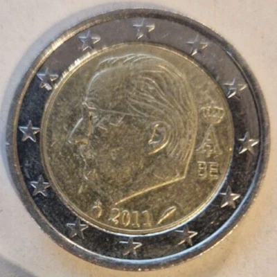 pièce 2 euro 2011 belgique BE Atelier A - Photo 1/2