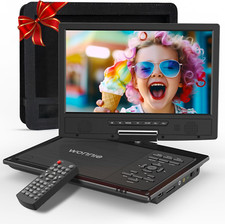 12.5" Portable Car DVD Player with 10.5" Swivel Screen  5-Hour Battery