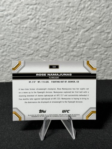 Réfracteur à prisme base UFC chromé 2024 Topps 1 - 200 - COMPLÉTEZ VOTRE SET - PYC - Photo 207/237