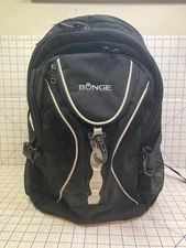 Bunge Zurich Hiking School Backpack Black Multiple Zip And tons of Pockets NICE!