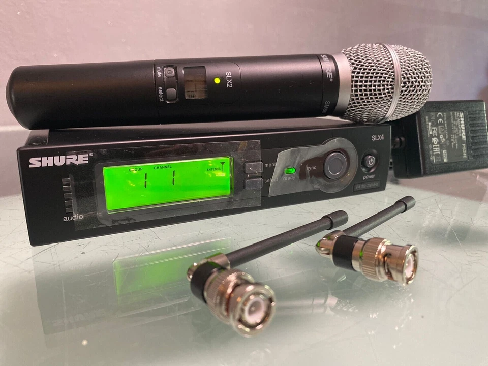 Shure SM 86 Profi Gesang Funk Mikro für fast jeden Sänger (in) SLX4 NP 1150,-€ ! - Bild 4 von 4