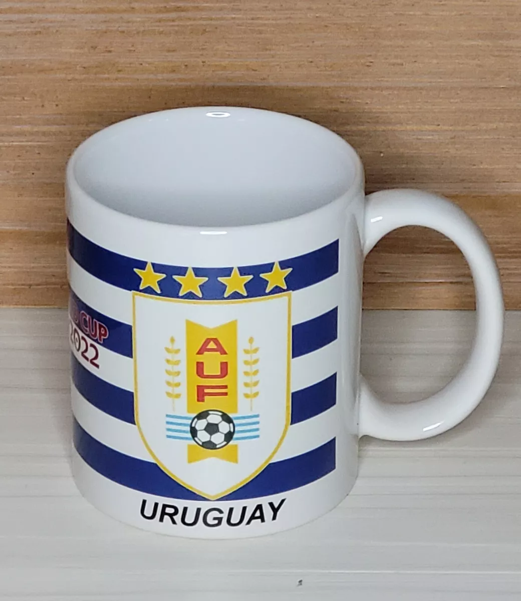 Uruguay Qatar 2022 Fifa World Cup Coffee Mug Taza 11oz Soccer Futbol Ceramic