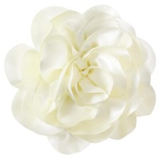Dainty Satin Fabric Rose Flower Brooches Large Rose Flower Big Camellia Flowe...