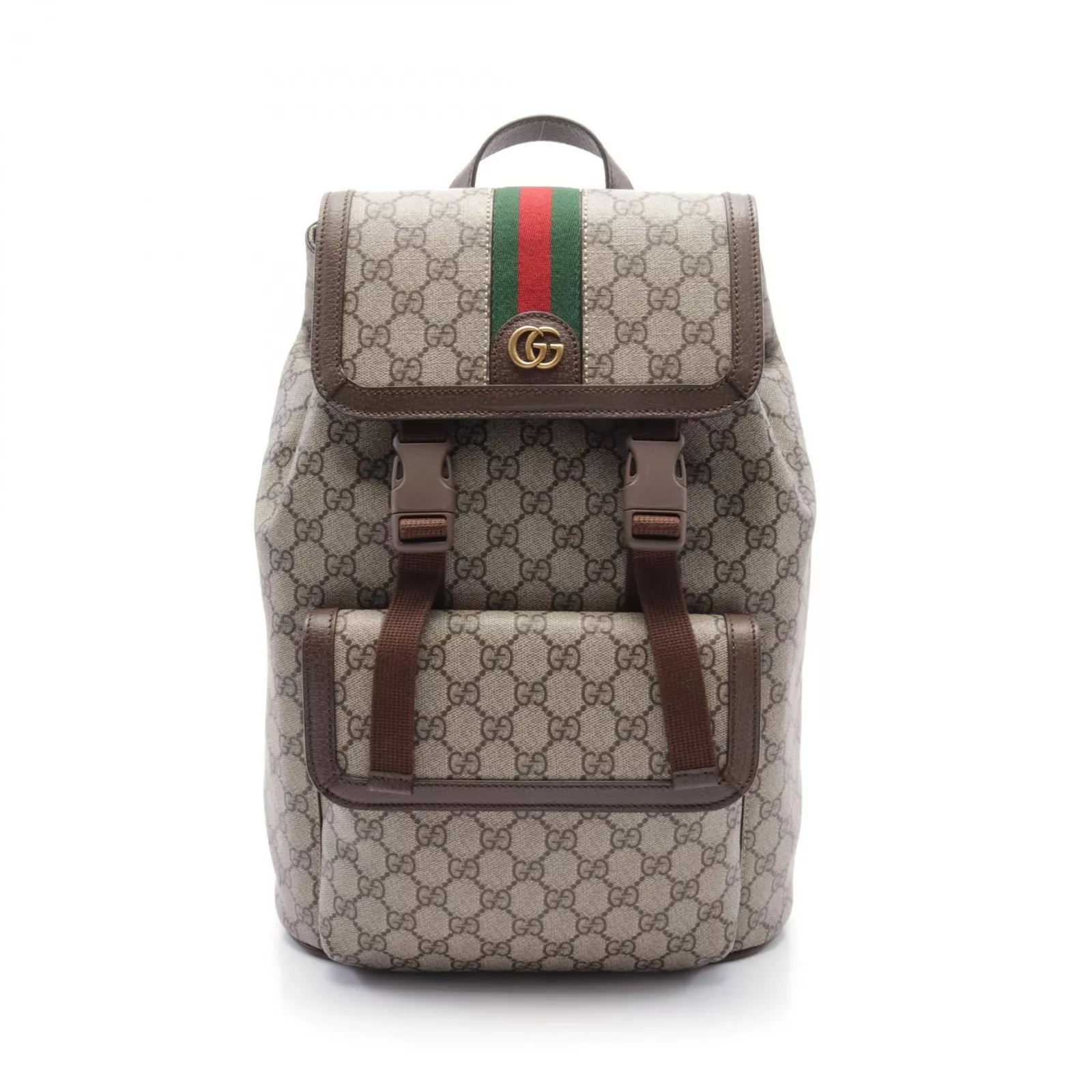 Sac à dos GUCCI Ophidia GG Supreme 792114 toile beige multicolore occasion unisexe