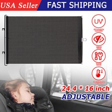 Retractable Car Side Window Sun Shade Baby Roller Visor Cover Uv Blocker Kid Pet