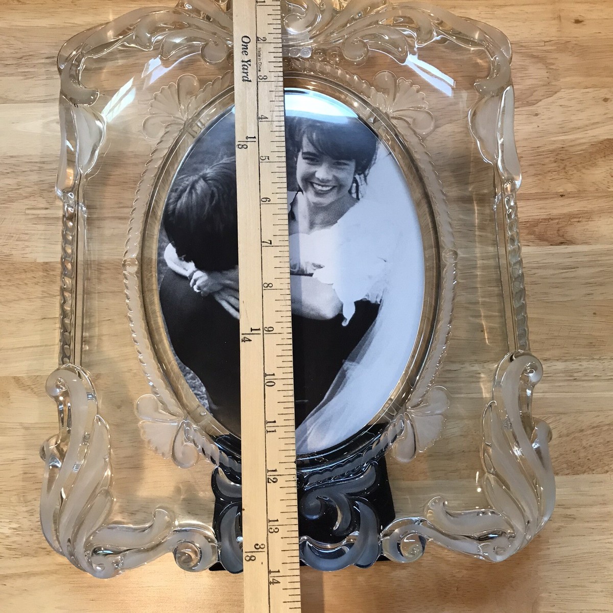 ミカサ　プロフ確認です Mikasa Princess Lead Crystal Glass Picture Frame Wedding 11x14 for