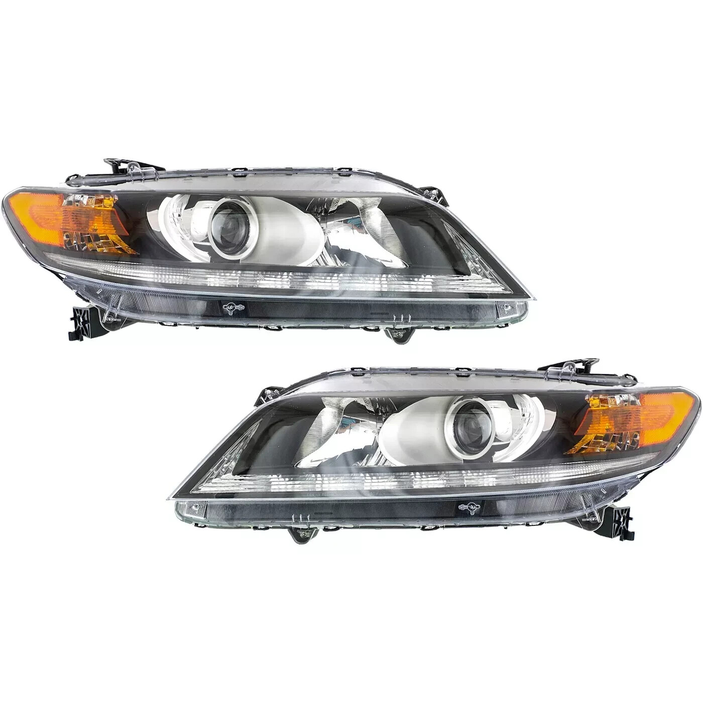 DEPO Headlight Set For 2013 2014 2015 Accord Coupe 6-Cyl HO2502153 HO2503153
