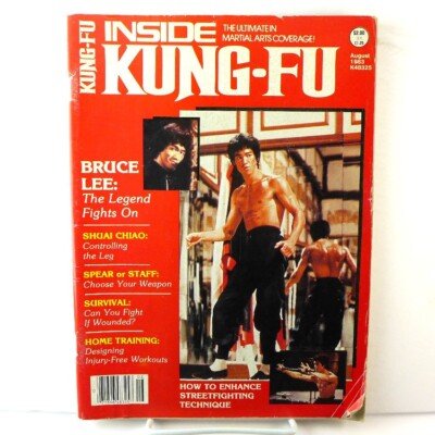 Inside Kung Fu   August 1983 - Vintage Martial Arts Magazine - Bruce Lee