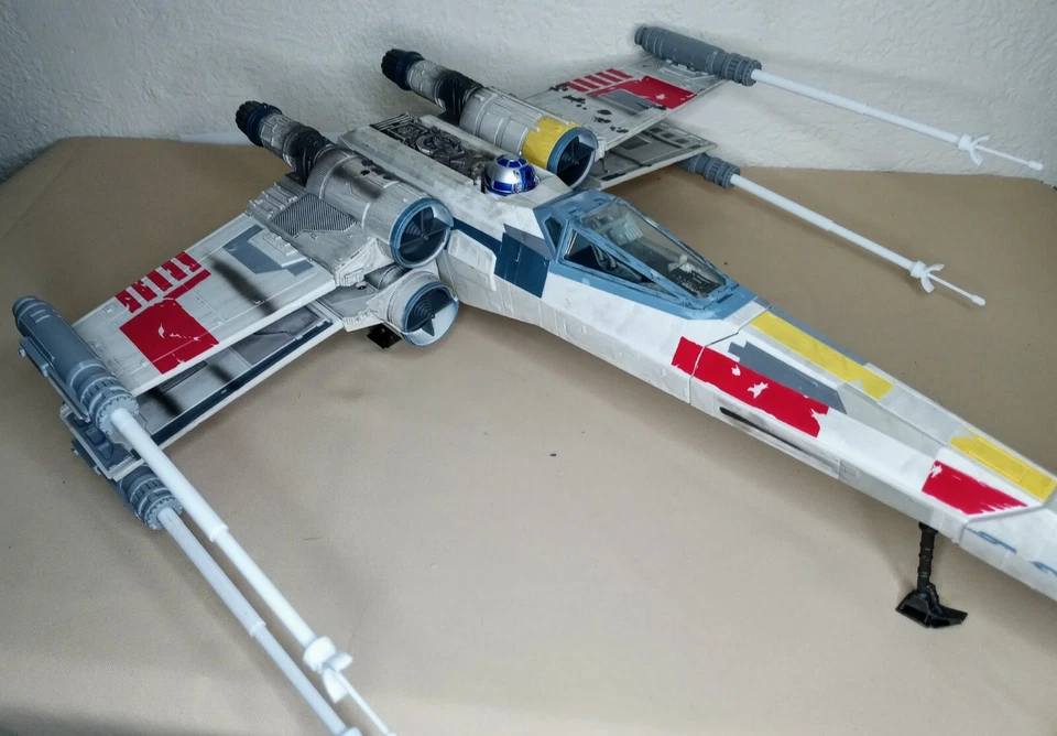 Star Wars Hasbro X-Wing Parts - Replacement 11" Wing Cannons 3D Printed Set of 4 - Imagem 3 de 4