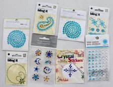 Flat Back Rhinestones/Pearls Scrapbook/Basic Grey Bling It/ Embellishments