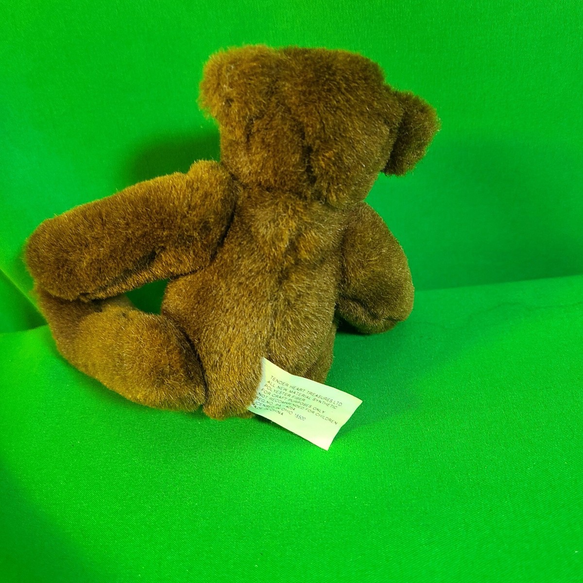 Tender Heart Treasures Ltd Plush Jointed Bear 6.5 inch Vintage