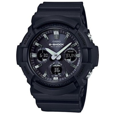 CASIO G-SHOCK GAW-100B-1AJF Gray/Black Rubber Tough Solar Digital