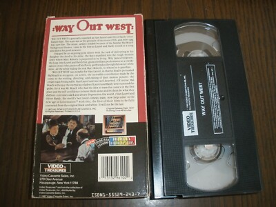 Way Out West (VHS, 1937) - LAUREL & HARDY - COLORIZED VERSION