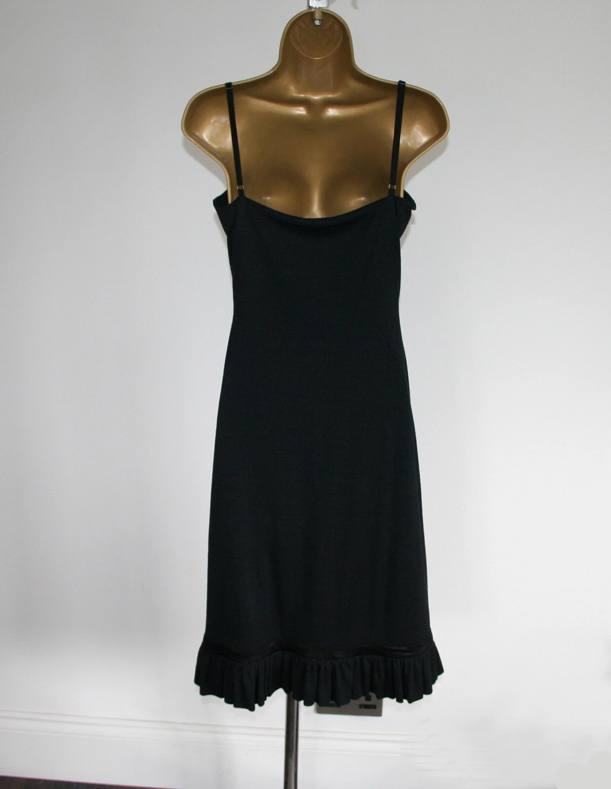 Abito da cocktail Moschino donna grigio antracite taglia UK 10