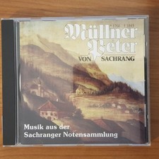 MÜLLNER PETER VON SACHRANG Aus Der Sachranger Notensammlung  NM/EX(CD Album)