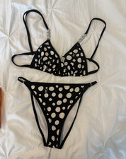 Louis Vuitton  2-Piece Bikini Black/White Pol...