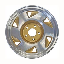 15x7 6 Slot Refurbished Aluminum Wheel Machined And Painted Gold 560-05029