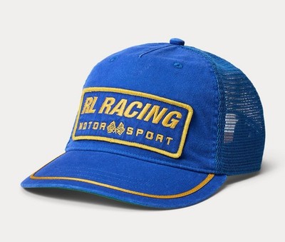 Polo Ralph Lauren RL Racing Logo Patch Twill Ball Cap Heritage