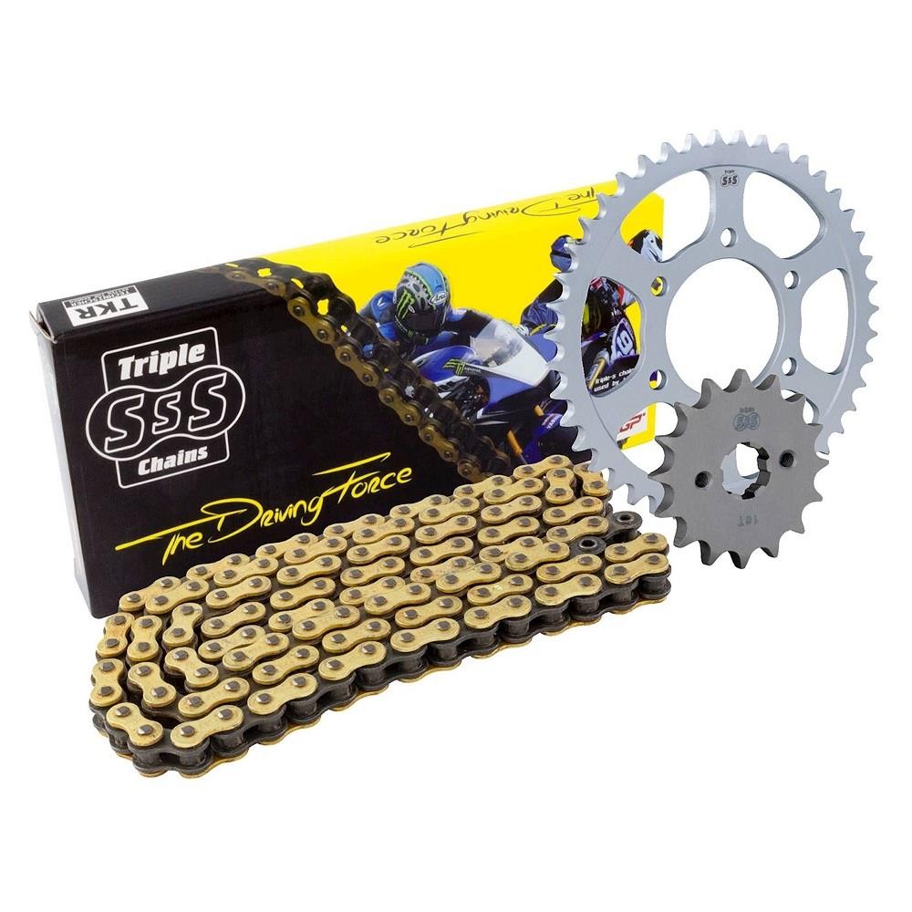 Triple-S Honda NC 750 2016 Motorcycle Chain and Sprocket OEM Bundle
