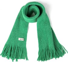 Kids Knit Scarf Winter Fashion Solid Color Toddler Baby Scarves Neck Warmer Tass