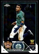 Julio Rodriguez 2023 Topps Chrome #200 Mariners FREE SHIPPING AutographDen