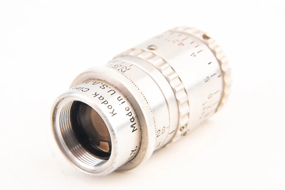 D Mount Kodak Cine Ektanon 38mm f/2.8 Chrome Lumenized Cine Lens Vintage V21 - Image 3 of 4