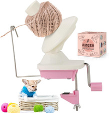 Yarn Ball Winder Manual Winder Holder Hand-Operated Swift Yarn Fiber String B...