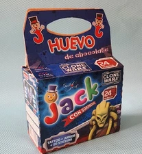 EMPTY BOX - 2010 ARGENTINA chocolate egg JACK Star Clone Wars
