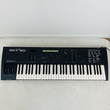 Yamaha V50 digital Synthesizer FM Retro 61 keys 8-Track used from japan