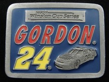 RI13106 VINTAGE 1998  NASCAR WINSTON CUP SERIES GORDON 24  RACING BELT BUCKLE