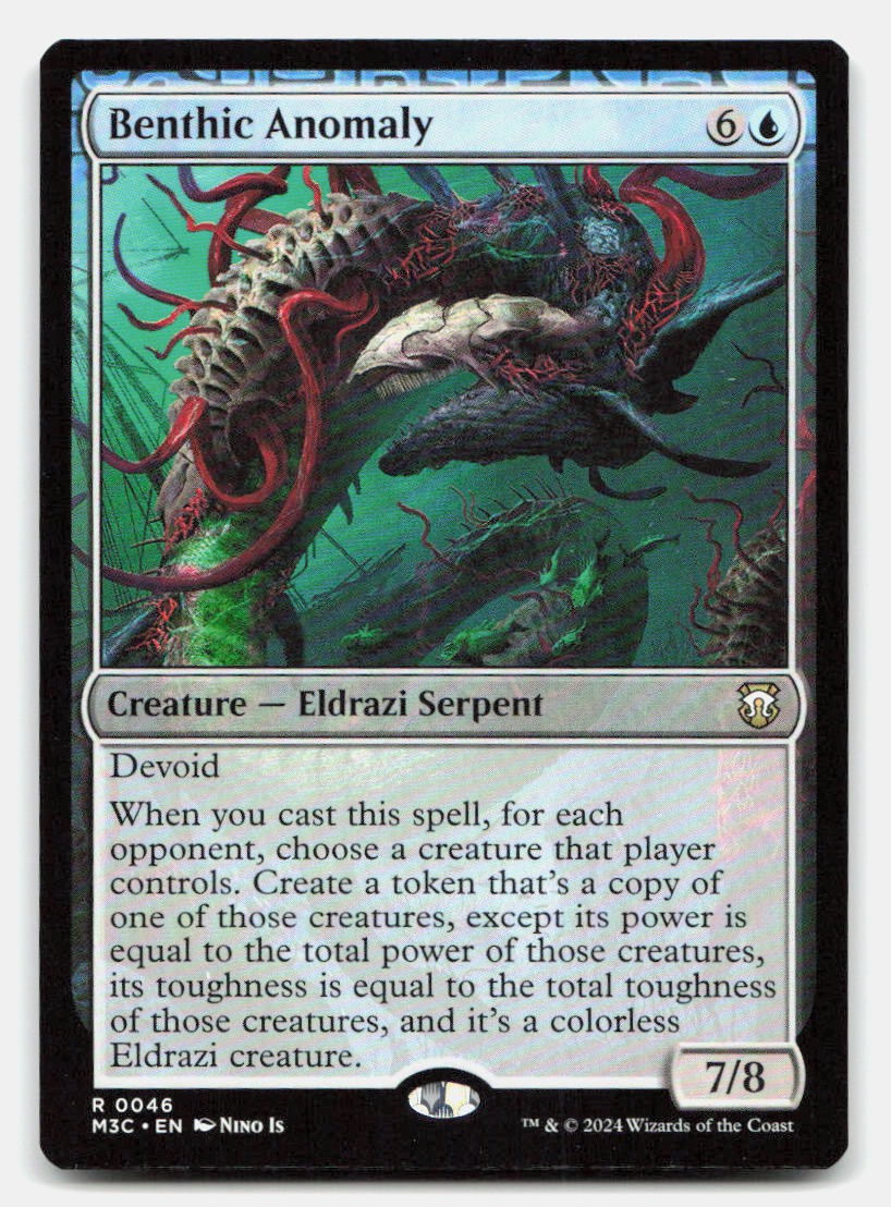 Benthic Anomaly 46 Rare Commander: Modern Horizons 3 Magic: The Gathering NM