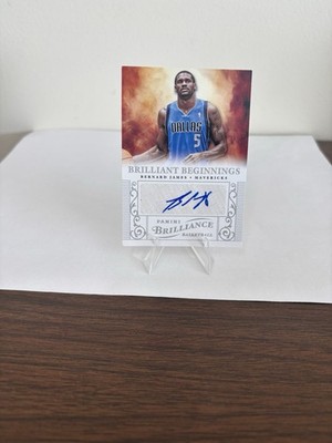 Bernard James 2012-13 Brilliance Brilliant Beginnings Auto Mavs EX+