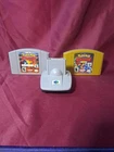 Authentic Pokemon Stadium 1 & 2 W/ Transfer Pak Nintendo 64 N64 Pack Cartridge