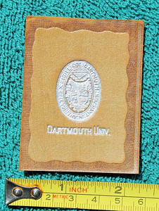 1920s Dartmouth University Tobacco Leather Patch College Cigarette Cigars