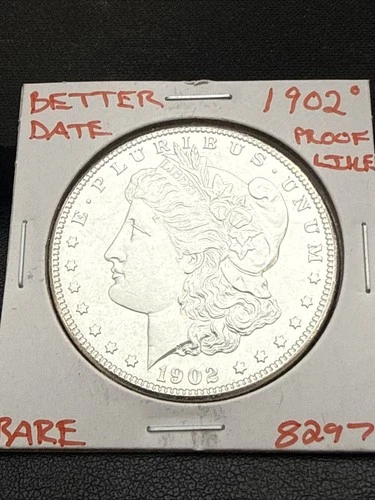 1902 O BU GEM MORGAN SILVER DOLLAR UNC MS+++ PL U.S. MINT RARE COIN 8297