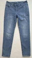 Chico's Pull-On Ankle Jeggings Jeans Womens 8R Chico's 1R Stretch Medium Wash