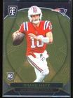 Drake Maye 2024 Panini Totally Certified Rookie #121 Mirror Neon Orange /399 RC