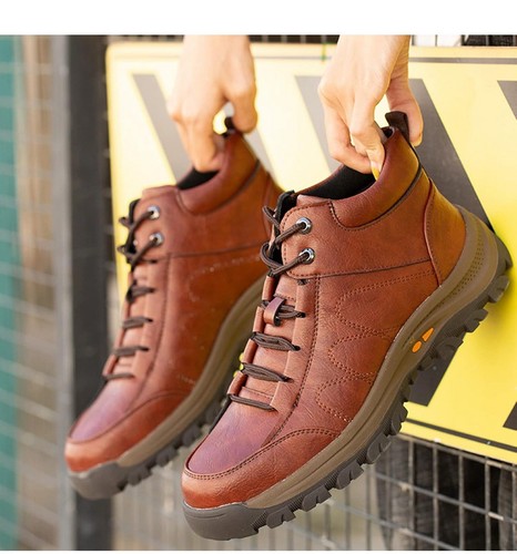 Men Safety Shoes Work Boots Steel Shoes Safety Boots Anti-Smashing Sneakers Sz13 - Picture 3 of 3