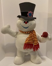 RARE GEMMY FROSTY THE SNOWMAN PLUSH STANDING STORE DISPLAY LARGE SIZE 29”