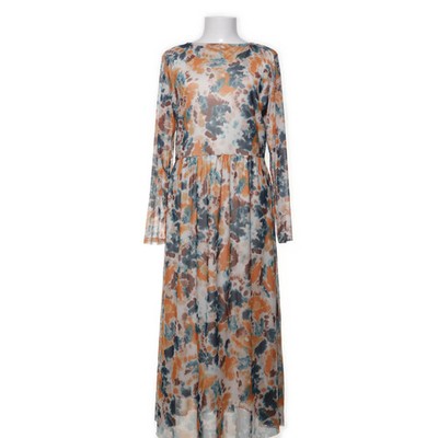 Tom Tailor, Maxikleid, Größe: 42, Mehrfarbig, Polyester, Blumen, Damen #1Oj