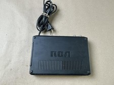 RCA ATSC Converter Box Black DTA809 Digital TV Set Top Tuner Coax AV No Remote