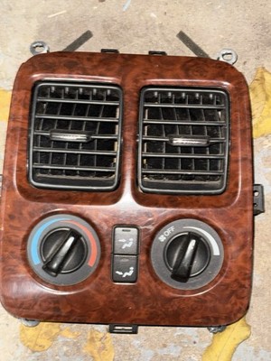 2004 ACURA MDX RADIO BEZEL w/VENT s & Controls WOODGRAIN CLIMATE CONTROL