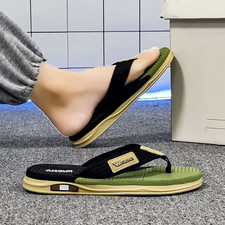 Men's Flip Flops Orthotic Arch Support Beach Sandals Summer Non Slip Thong Slipp