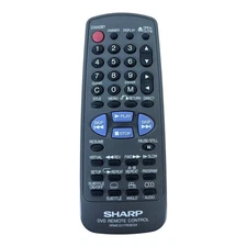 Genuine Sharp RRMCG1178GESA DVD Player Remote Control Black Has Been Tested