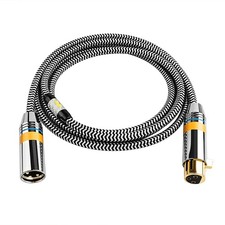 YYAUDIO 7N OCC Silver Plated XLR Balanced Cable Dual Shielded for HiFi Mixer Amp