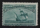 CKStamps: US Stamps Collection Scott#232 3c Columbian Mint NH OG
